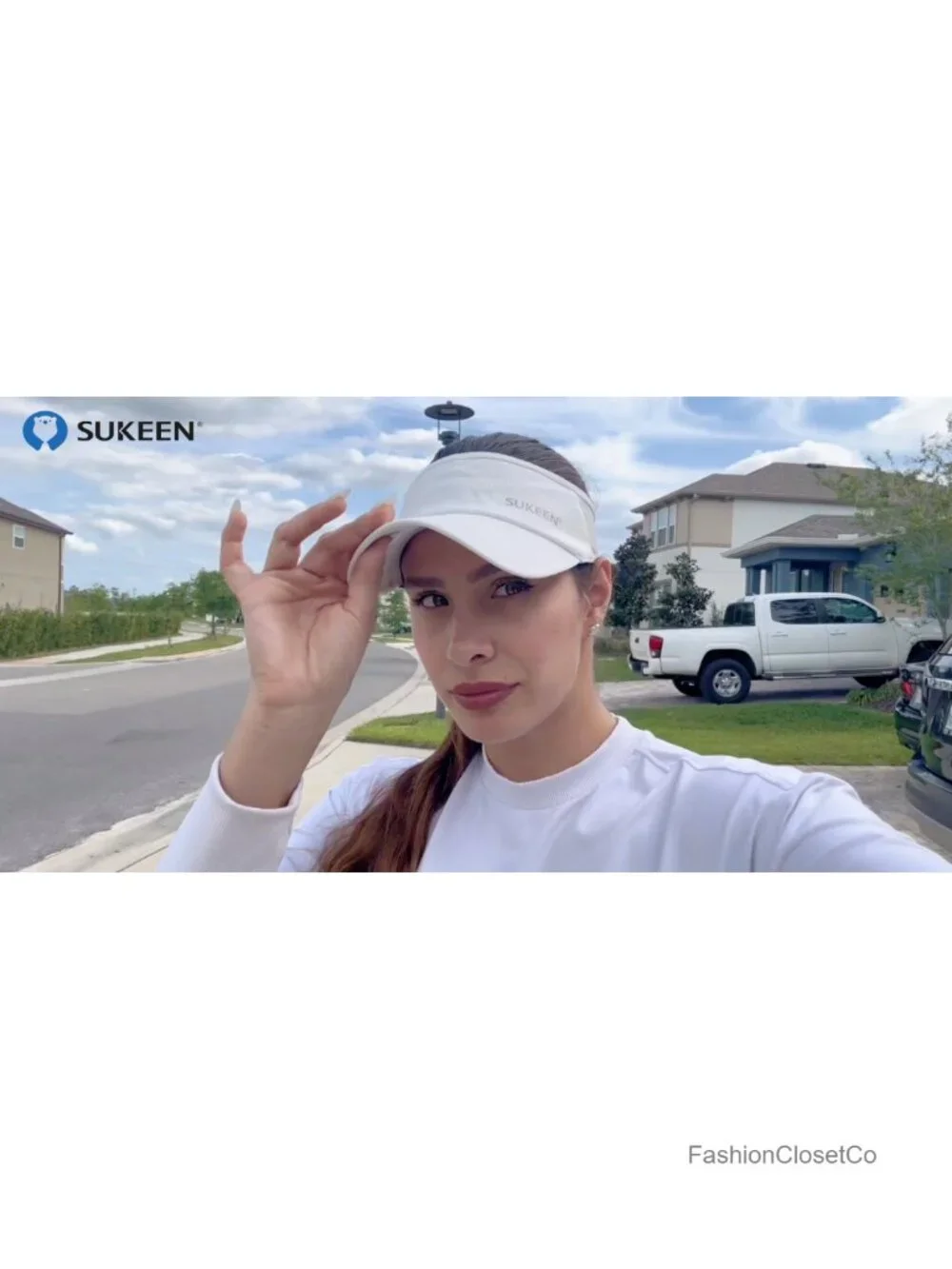 Sports Sun Visor Lightweight Packable Cooling Stretch Visor Hat Running Tennis
